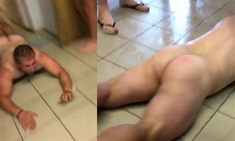 Rugby Guys Gliding Naked On The Floor Spycamfromguys Hidden Cams
