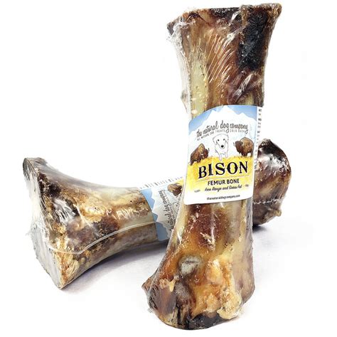 Bison Femur Bone Shrinkwrapped — Wholesale Tuesdays Natural Dog
