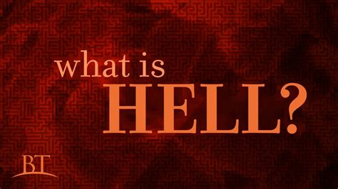 What Is Hell United Church Of God