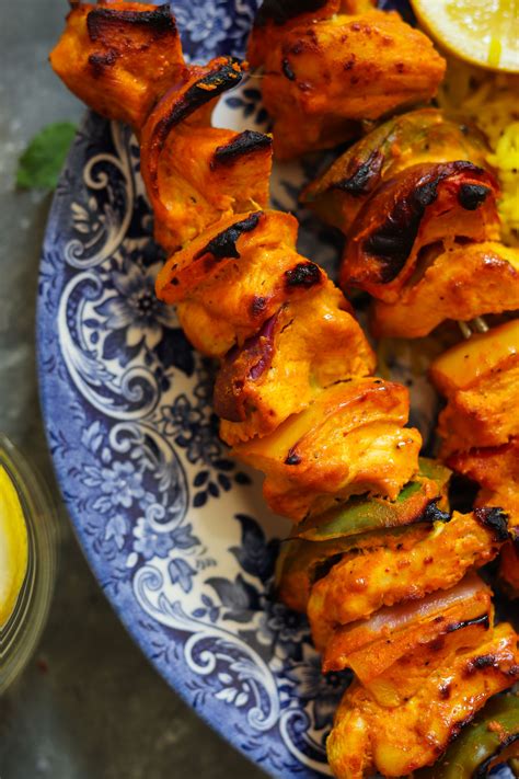 Tandoori Chicken Skewers Soulful And Healthy