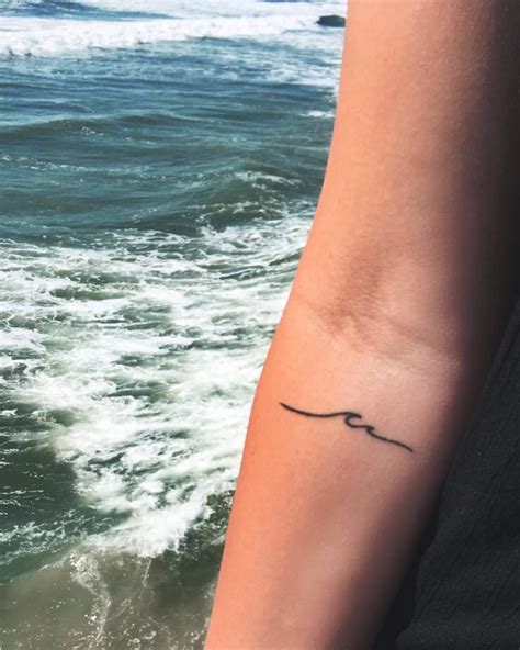 Wave tattoos for men has the ability to immortalize most of your best moments in the ocean and they are visually appealing. small wave aesthetic - Google Search in 2020 | Small wave ...