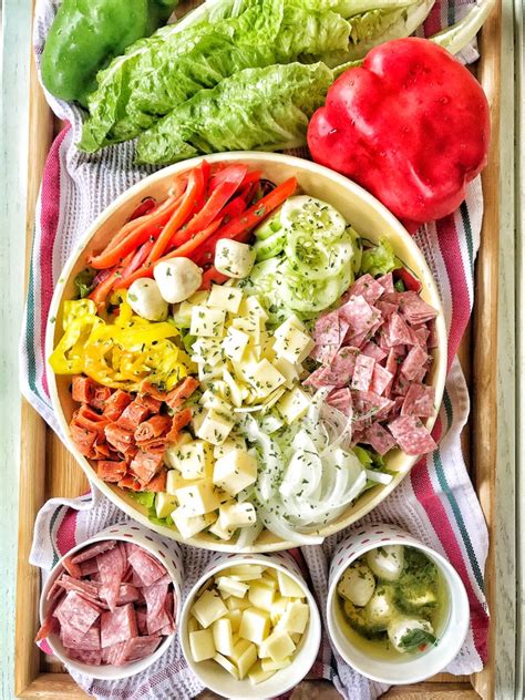 Italian Sub Salad Two Ways The Tipsy Housewife