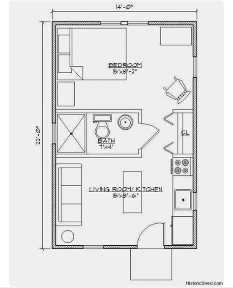 Pin By Ana Martins On Tiny House Creation Bedroom House Plans Guest House Plans Tiny House