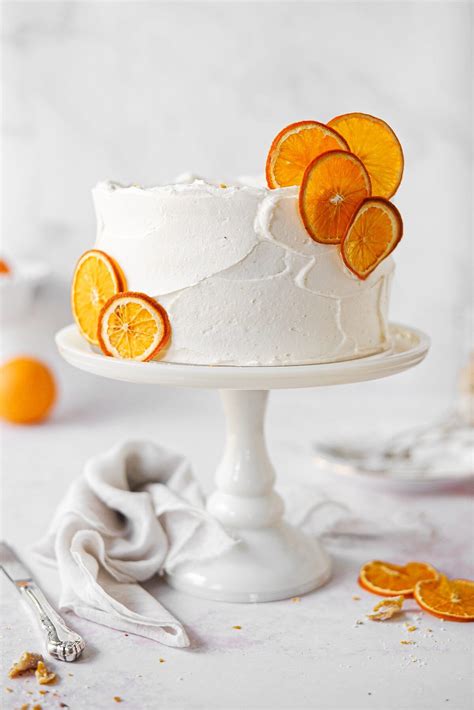 High Altitude Orange Cake With Dried Orange Slices Curly Girl Kitchen
