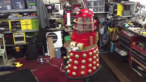 Final Test Fit Of Mini Dalek Costume Before Halloween Youtube