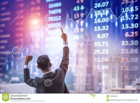 Investor Traders Happy And Successful Stock Photo - Image of mountain ...