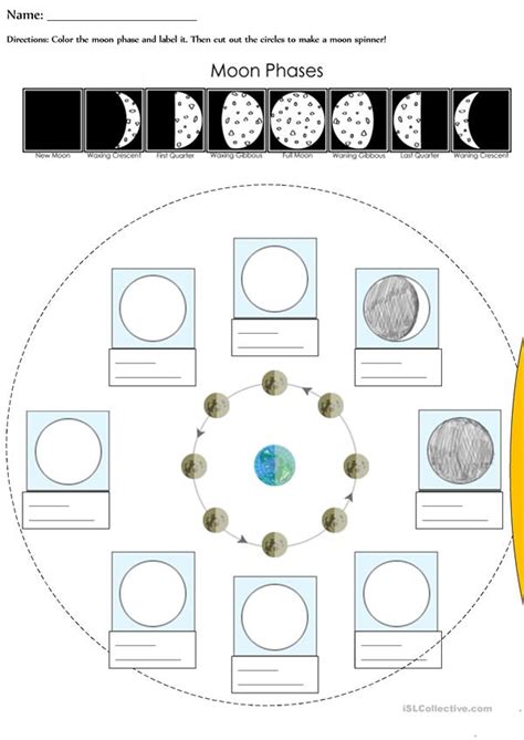 Phases Moon Worksheets