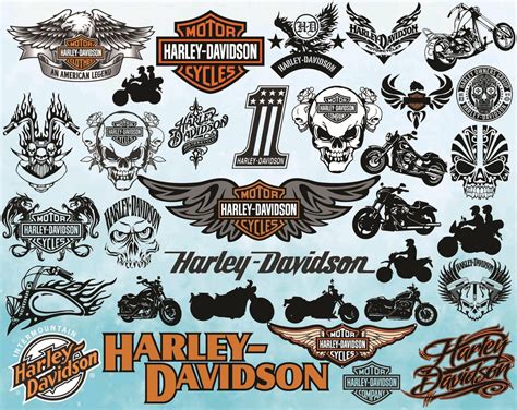 Harley Davidson Svg Bundle Harley Biker Svg Harley Motorcycle Svg