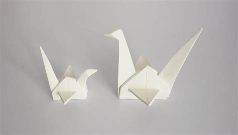 Decorative Porcelain Origami Cranes I On Behance