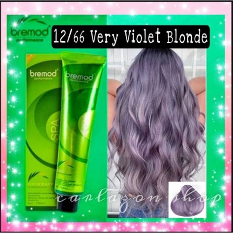 Very Violet Blond Bremod Hair Color 1266 Very Violet Blonde Hair Color