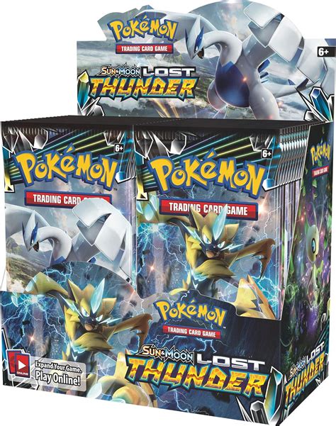 Pokemon Tcg 81455 Sun And Moon 8 Lost Thunder Booster Box Booster Packs