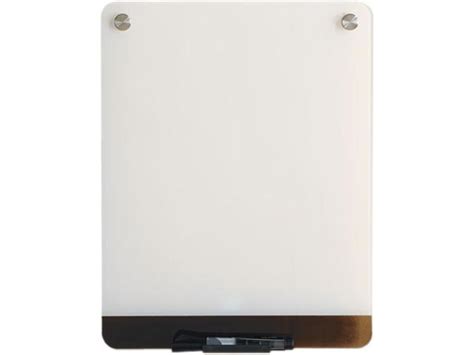 Iceberg Clarity Glass Personal Dry Erase Boards Ultra White Backing 12 X 16