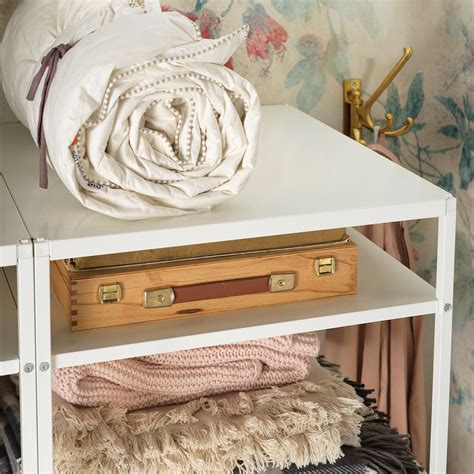 979 corner closet rod use with superslide shelving to create uninterrupted sliding action around corners. JONAXEL Top shelf for frame, white, 50x51 cm - IKEA