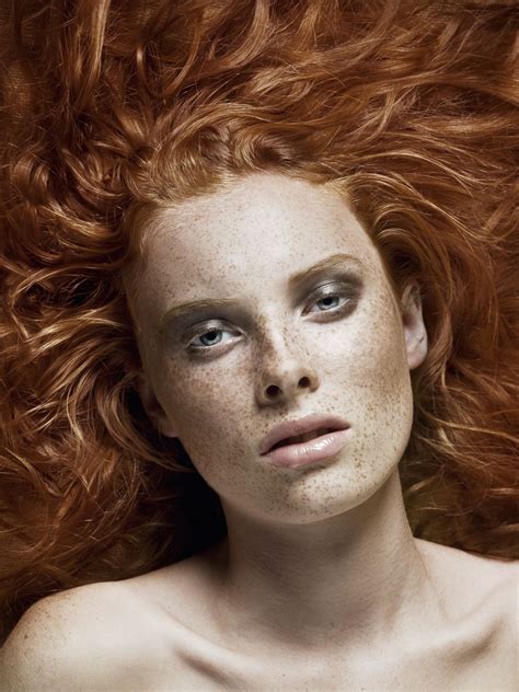 Freckled Red Haired Beauty Model Anna T Photographed By Gregory Michael