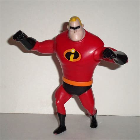 Mcdonald S 2004 Disney Pixar S The Incredibles Mr Incredible Figure Happy Meal Toy Loose Used
