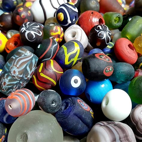 Assorted Glass Viking Beads From Birka to make Viking Bead Necklaces