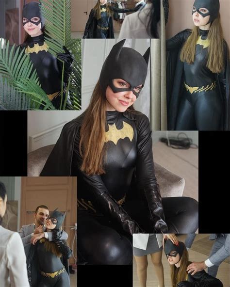 A Collage Of Photos Showing The Costumes Worn By Women In Batman Costumes And Catsuits