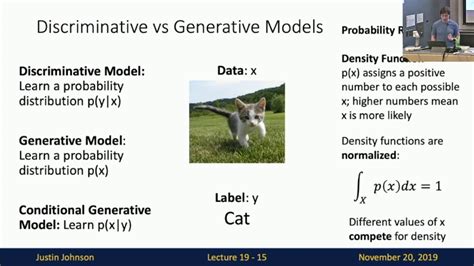 Lecture 19 Generative Models I Youtube