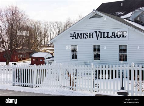 The Amish Village Lancaster County Pennsylvania USA Stock Photo - Alamy