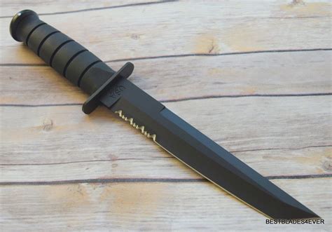 Ka Bar Tanto Made In Usa Hunting Tactical Combat Knife With Hard Sheath
