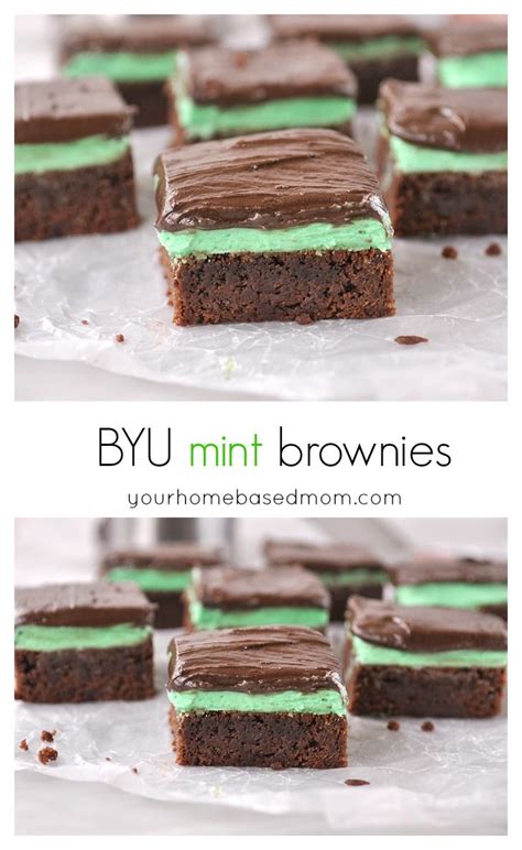 Mint Brownies Recipe Brownie Recipes Cookie Recipes Dessert Recipes