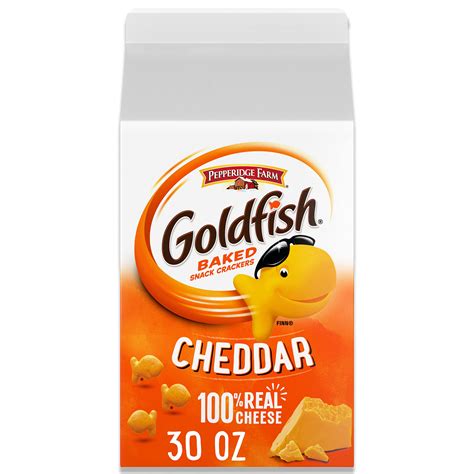Buy Goldfish Cheddar Cheese Crackers Baked Snack Crackers 30 Oz