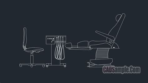 Dentist Chair Cad Blocks