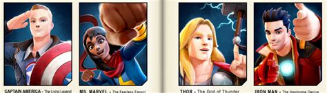 However, his failed attempt at recruiting ms. Marvel Avengers Academy Game Cast and Characters | The ...