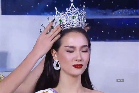 Contestant Jiratchaya Sirimongkolnawin Of Thailand Crowned As The Winner Of The Miss