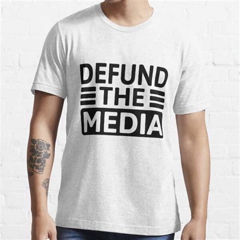 Defund The Media T Shirt For Sale By Kiko Designs Redbubble Anti