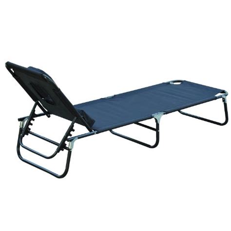 Outsunny Sun Bed Chairs Garden Lounger Reclining Folding Relaxer Beach Chair Patio Camping New