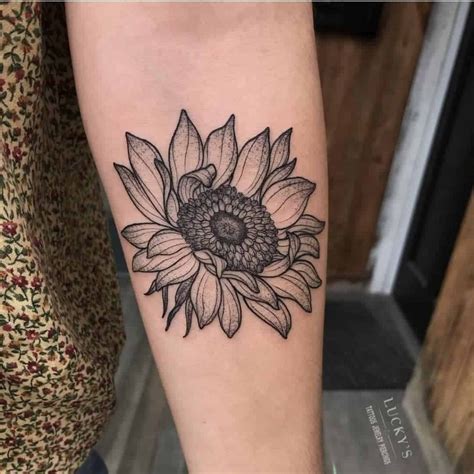 30 best sunflower tattoos for women 2021