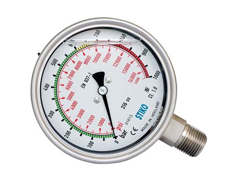 1000 Bar Pressure Gauge Surkon International