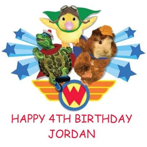 T Shirt Wonder Pets Animal Birthday Happy 4th Birthday