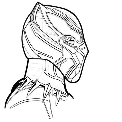 Get This Black Panther Coloring Pages Free Sid8