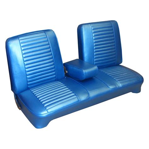 Pui Interiors® 69ksb722b1 Front Blue Coachman Grain Vinyl Bench Seat