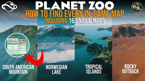 Planet Zoo Map Tutorial ¦ 16 Unique Biomes Continents Terrains