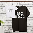 big boss, little boss t shirt set by owl & otter | notonthehighstreet.com
