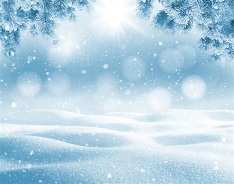 Winter Snow Background Portrait Christmas Photography Backdrops