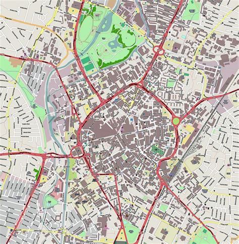 Large Leicester Maps For Free Download And Print High Resolution And