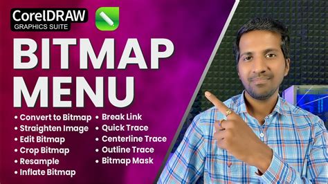 Bitmap Menu Complete Options In Coreldraw Learn Coreldraw In Hindi By Simplified Tuts Youtube