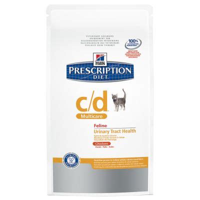 Delicious taste of gourmet chicken in precisely balanced nutrition. Hill's Prescription Diet Feline c/d Multicare - Chicken