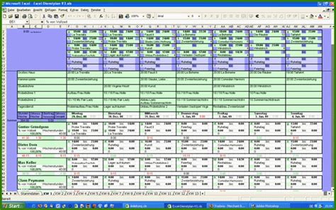 Erstellen sie mit nur wenigen mausklicks oder automatisch: Einsatzplanung Excel Vorlage Kostenlos Überraschen Excel ...