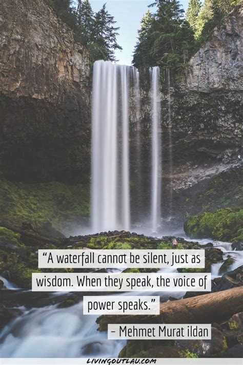 100 Incredible Waterfall Quotes To Captivate Your Audience Livingoutlau