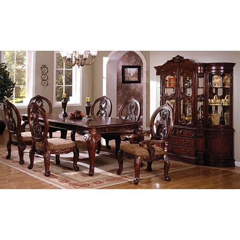 Tuscany Ii 7 Piece Formal Dining Room Set By Furniture Of America Foa