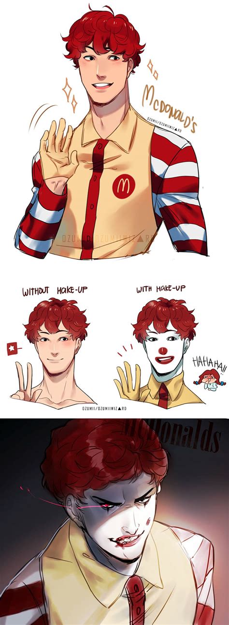 Artist Reimagines Fast Food Mascots As Anime Characters And Manga Fans Couldn T Be More