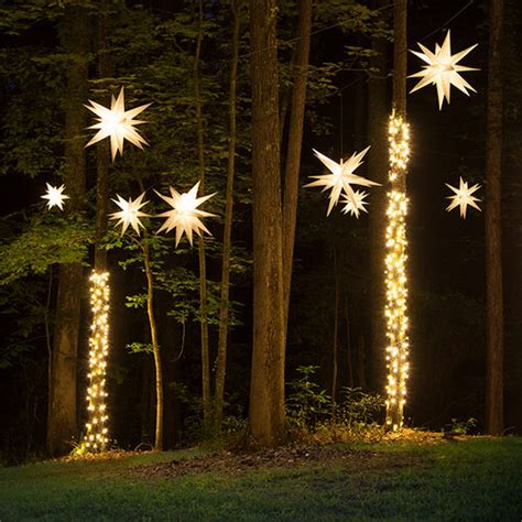 Lighted Moravian Star White Led Yard Envy