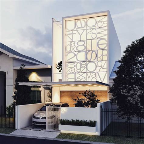 Meski begitu kamu bakal dibikin terpesona dengan interiornya. Gambar Desain Rumah Minimalis Dengan 2 Carport | Wallpaper ...
