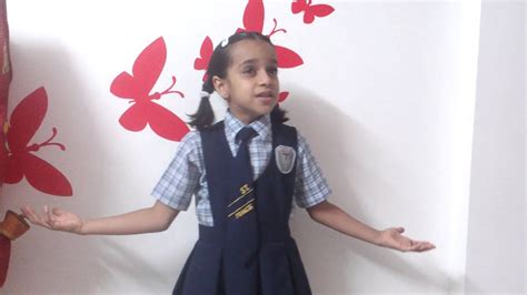 This video shows poem for english recitation competition for class1 ,class2.its a prize winner poem in poem competition. English recitation competition class 3 - YouTube