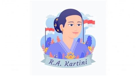 Contoh Warna Gambar Ibu Kita Kartini Catatanku Anak Desa Gambar